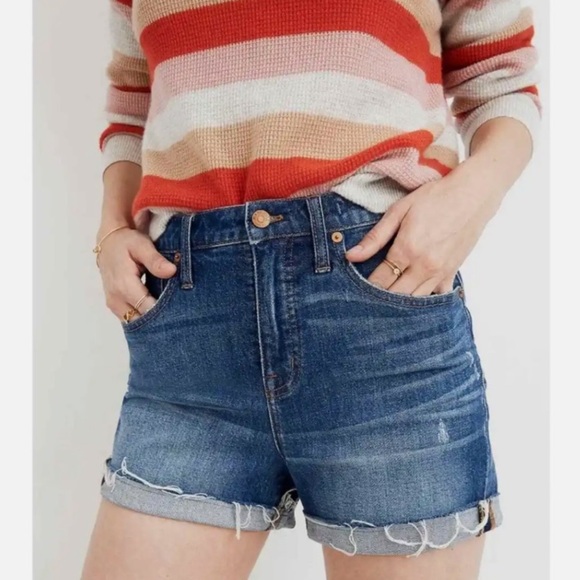 Madewell High-rise Cut-off Shorts Size 27 - Picture 1 of 7